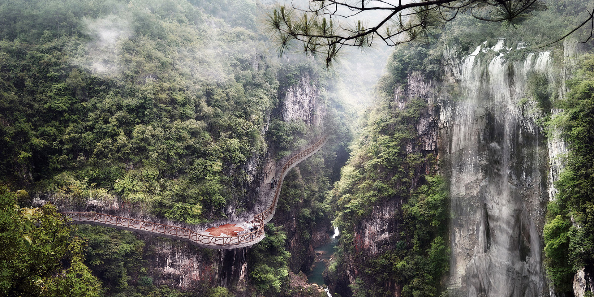  Huahuan Ancient Miaohe River Canyon Tourism Scenic Spot Design